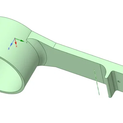 Bộ gá hỗ trợ bôi trơn xích xe máy (Chain Lube Adapter) in 3D