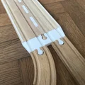 Đầu nối Đường đôi sang 2 Đường đơn - Brio/IKEA Wooden Train Track - Thumbnail 3