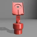 Giá đỡ iPhone MagSafe gắn hộc để cốc trên ô tô (In 3D) - Thumbnail 4