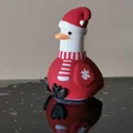 Mô hình chú ngỗng Giáng sinh (Christmas goose) dễ thương để in 3D - Thumbnail 1