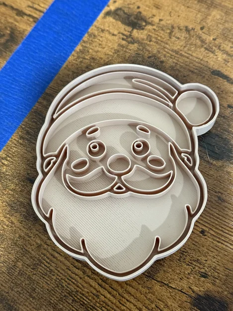 Khuôn Cắt Bánh Quy Ông Già Noel (Santa Claus Cookie Cutter) - Image 1