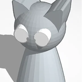 Mô hình nhân vật Grey Sprunki dễ thương cho in 3D