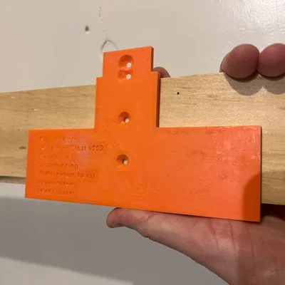 French Cleat - jig cắt và jig lắp (cutting jig & mounting jig)
