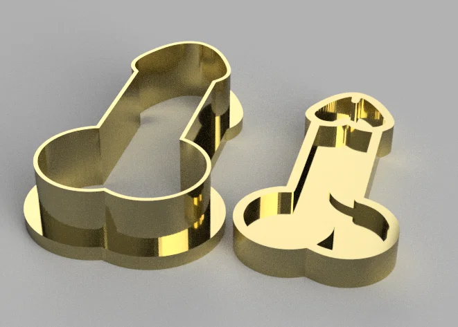 Khuôn cắt bánh quy D*ck Cookie Cutter - Image 1