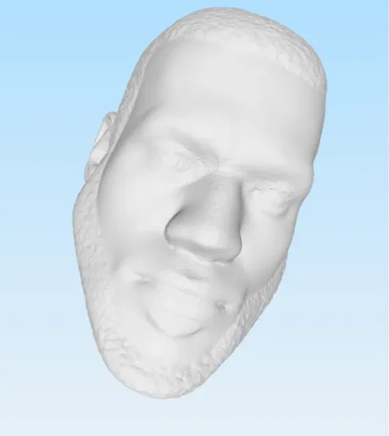Mô hình 3D đầu cầu thủ bóng rổ LeBron James cực chi tiết - Image 1