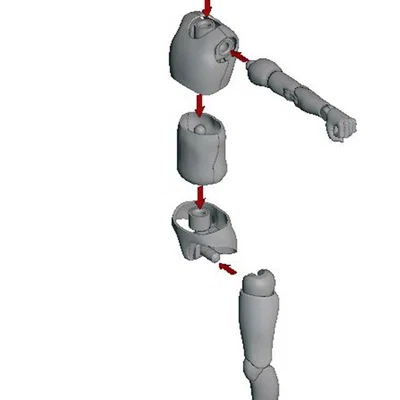 Mô hình Action Figure Khớp TPU - Noku