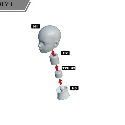 Mô hình Action Figure Khớp TPU - Noku