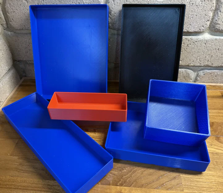 Bộ sưu tập 22 khay lưu trữ Gridfinity đa năng cho bàn làm việc - Image 1