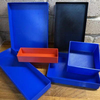 Bộ sưu tập 22 khay lưu trữ Gridfinity đa năng cho bàn làm việc