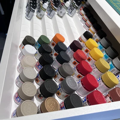 Khay chia ngăn ngăn kéo IKEA Micke cho sơn Tamiya/Vallejo/AK/Lifecolor/MR.Hobby