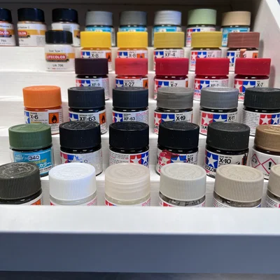 Khay chia ngăn ngăn kéo IKEA Micke cho sơn Tamiya/Vallejo/AK/Lifecolor/MR.Hobby