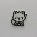 Móc khóa chú sói nhỏ (Cute Wolf Keychain) in 3D siêu đáng yêu - Thumbnail 1