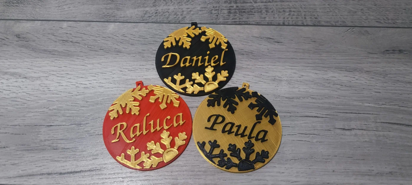 Đồ trang trí Giáng Sinh (Ornament) có thể thêm tên theo ý bạn - Image 1