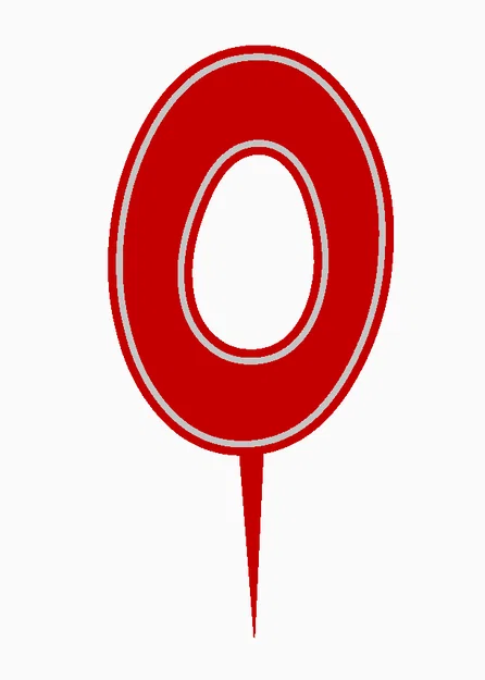 Cake Topper Sinh Nhật dạng số 0-9 - Image 13