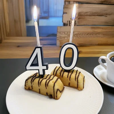 Bộ Số Bánh Sinh Nhật & Đế Cắm Nến (Birthday Cake Numbers & candle holder)