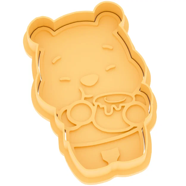Khuôn cắt bánh quy & stamp Baby Winnie the Pooh - Image 1