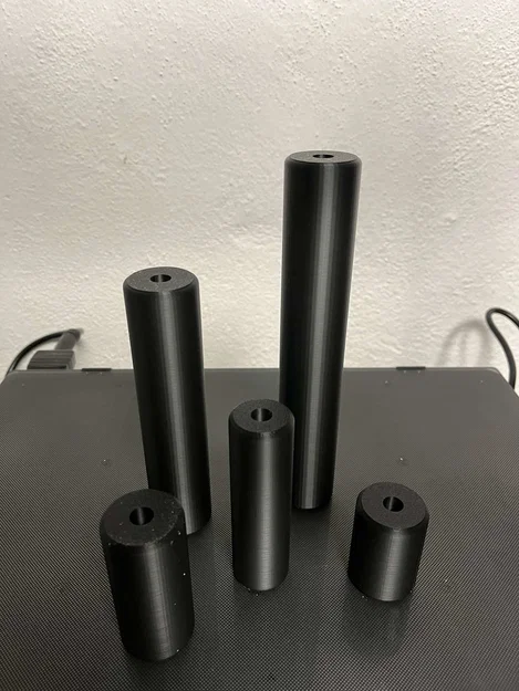 Airsoft Silencer smooth – Ống giảm thanh tối giản, ren trái M14x1 (CCW) - Image 4