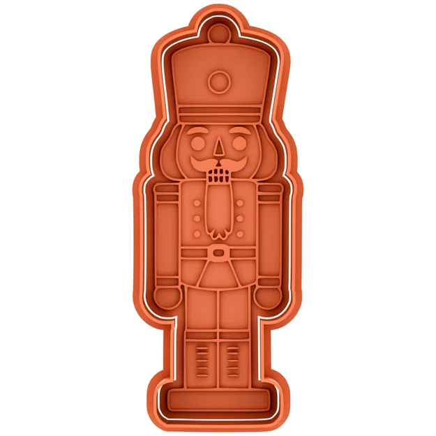 Khuôn cắt bánh quy hình chú lính chì Giáng sinh in 3D - Image 2