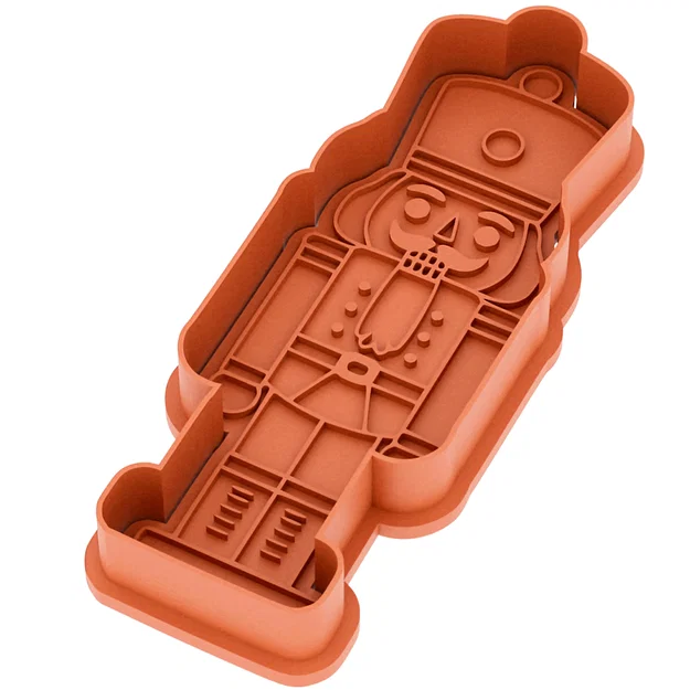 Khuôn cắt bánh quy hình chú lính chì Giáng sinh in 3D - Image 3