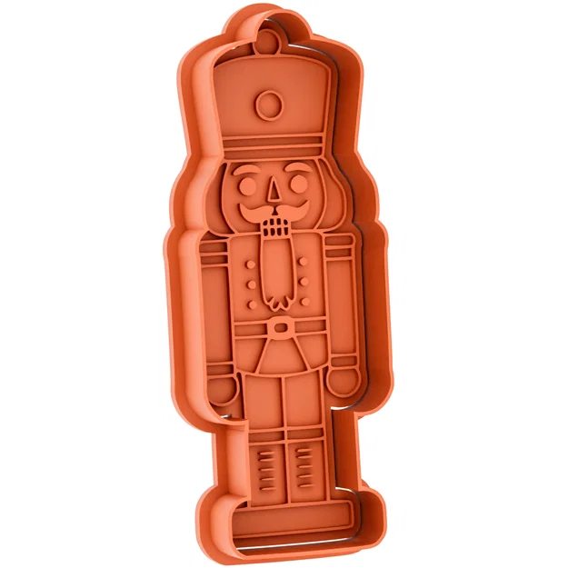 Khuôn cắt bánh quy hình chú lính chì Giáng sinh in 3D - Image 4