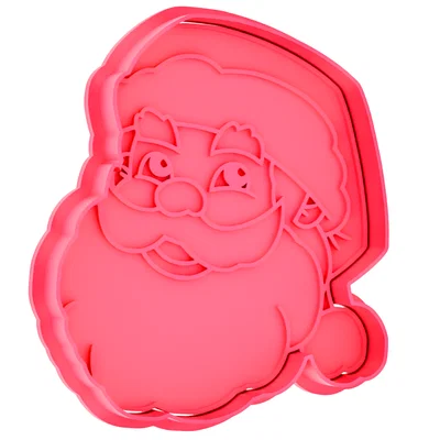 Khuôn cắt bánh quy ông già Noel 3D - Phụ kiện làm bánh Giáng sinh