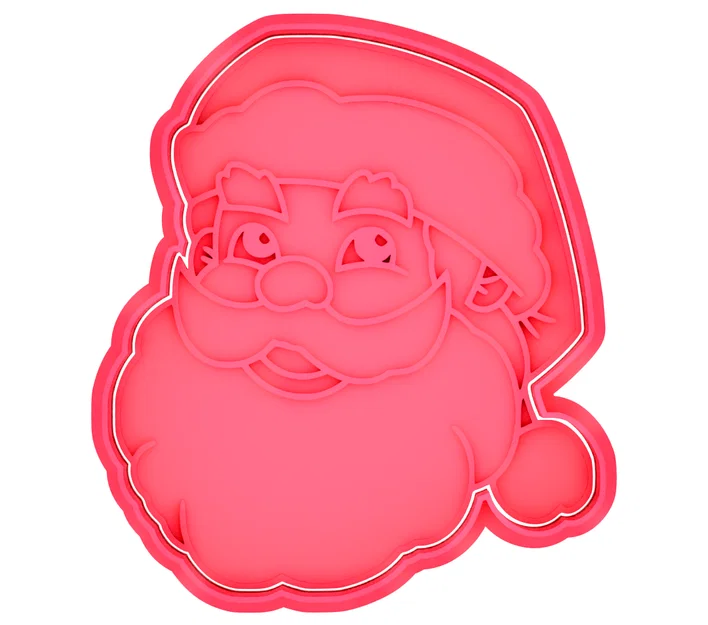 Khuôn cắt bánh quy ông già Noel 3D - Phụ kiện làm bánh Giáng sinh - Image 2