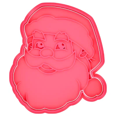 Khuôn cắt bánh quy ông già Noel 3D - Phụ kiện làm bánh Giáng sinh