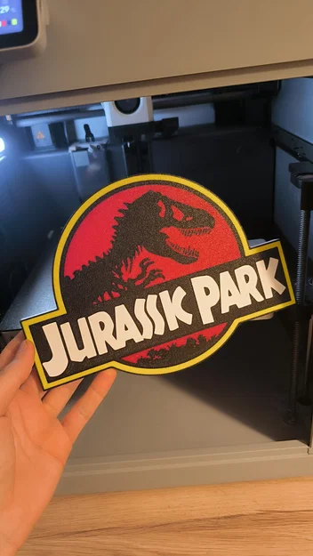 Lightbox Jurassic Park - Đèn LED (Jurassic Park Lightbox - Led Lamp) - Image 2