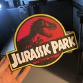 Lightbox Jurassic Park - Đèn LED (Jurassic Park Lightbox - Led Lamp) - Thumbnail 2