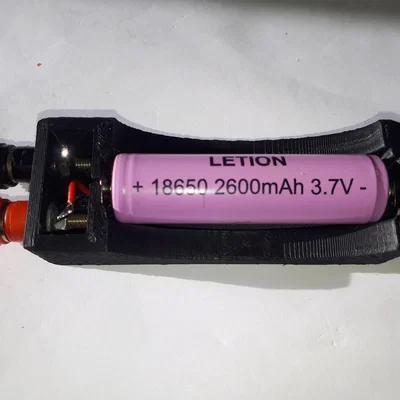 Khay sạc/test pin 18650 nối với máy test pin ZB2L3 (hoặc tương tự)