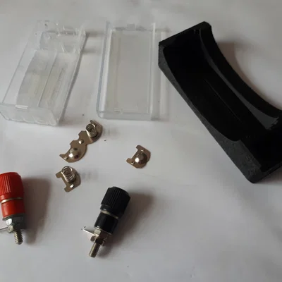 Khay sạc/test pin 18650 nối với máy test pin ZB2L3 (hoặc tương tự)