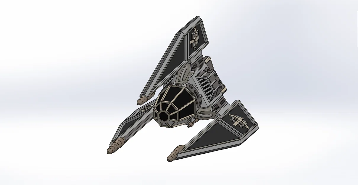 StarWars TIE Phantom tỉ lệ X-Wing, có mount point kiểu Armada - Image 1