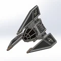 StarWars TIE Phantom tỉ lệ X-Wing, có mount point kiểu Armada - Thumbnail 1