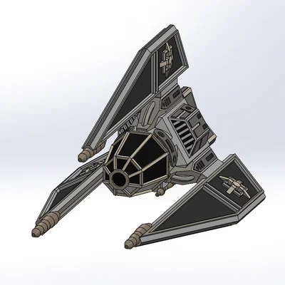 StarWars TIE Phantom tỉ lệ X-Wing, có mount point kiểu Armada
