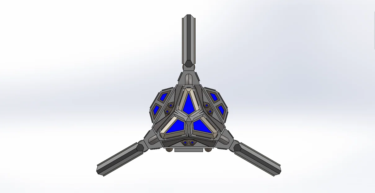 StarWars TIE Phantom tỉ lệ X-Wing, có mount point kiểu Armada - Image 3