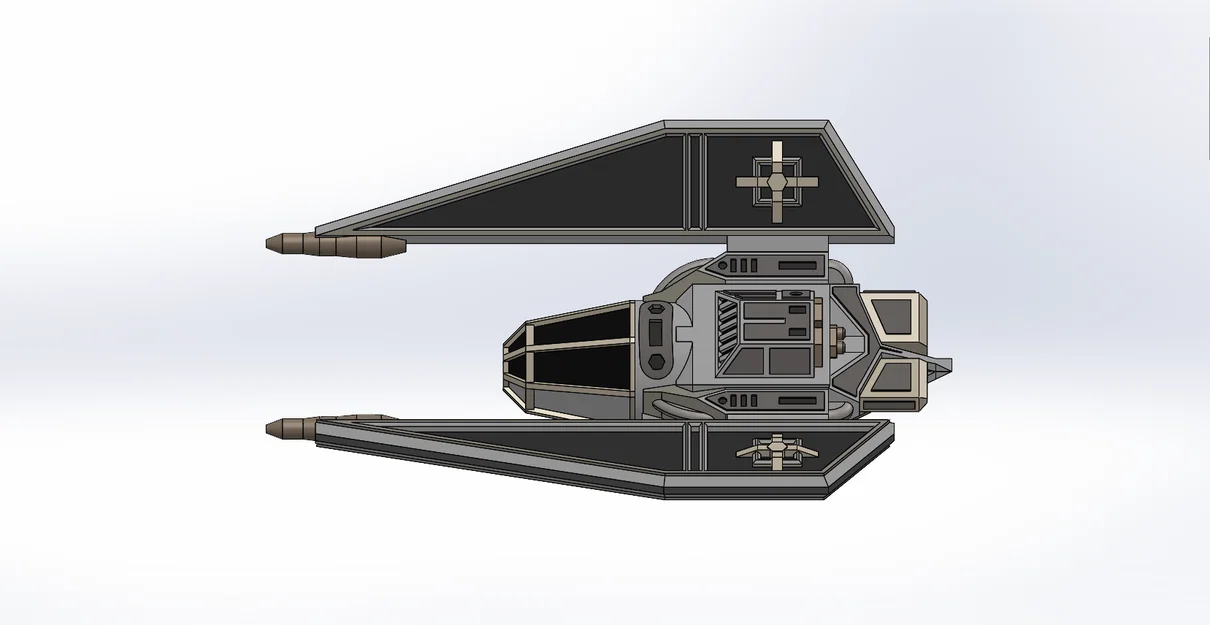 StarWars TIE Phantom tỉ lệ X-Wing, có mount point kiểu Armada - Image 4