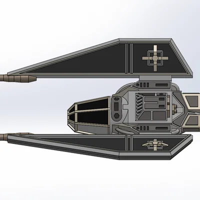 StarWars TIE Phantom tỉ lệ X-Wing, có mount point kiểu Armada