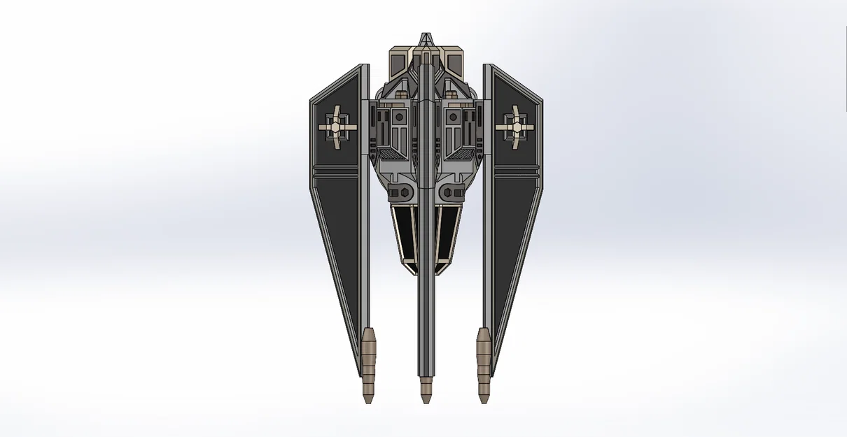 StarWars TIE Phantom tỉ lệ X-Wing, có mount point kiểu Armada - Image 6