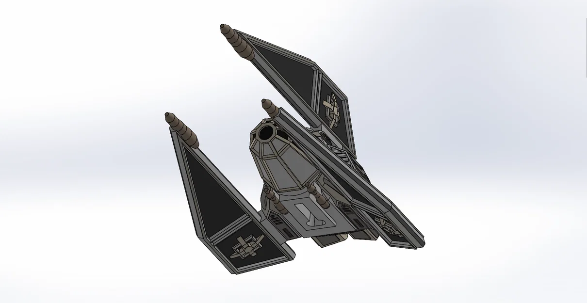StarWars TIE Phantom tỉ lệ X-Wing, có mount point kiểu Armada - Image 7
