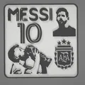 Mô hình trang trí Lionel Messi 3D - Tôn vinh huyền thoại bóng đá - Thumbnail 1