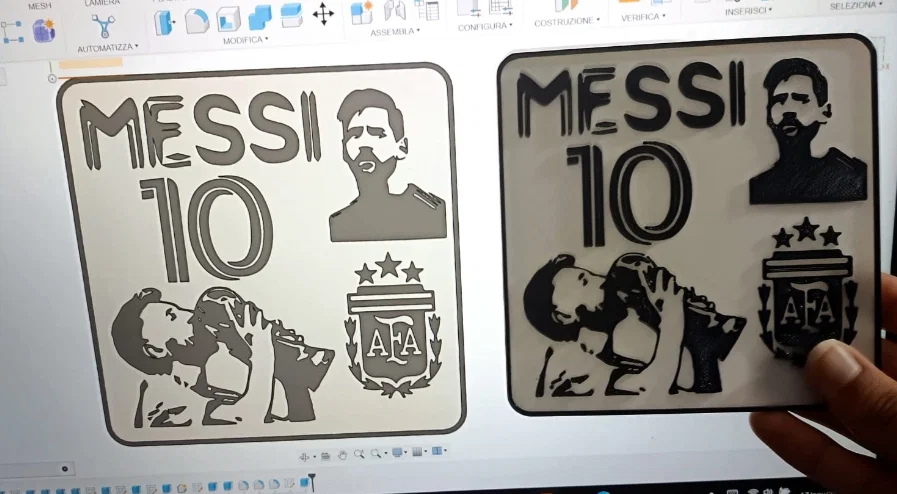 Mô hình trang trí Lionel Messi 3D - Tôn vinh huyền thoại bóng đá - Image 3