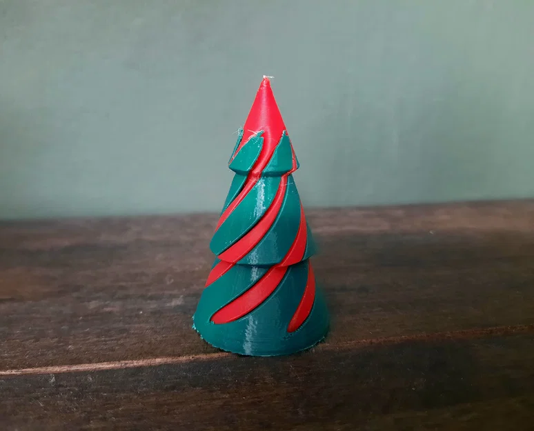 Mô hình cây thông Noel Fidget 3D độc đáo không cần support - Image 1