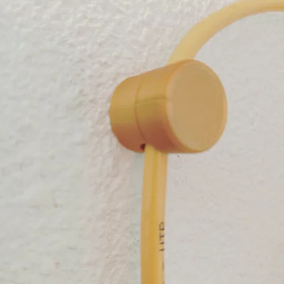 Ngàm kẹp dây 6 mm gắn tường, không ren