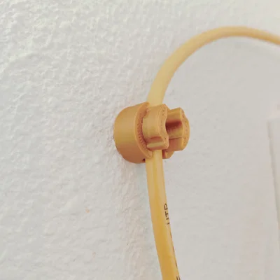 Ngàm kẹp dây 6 mm gắn tường, không ren