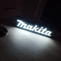 Bảng Đèn LED Makita Decor Trang Trí Cho Góc Làm Việc - Thumbnail 1
