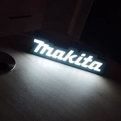 Bảng Đèn LED Makita Decor Trang Trí Cho Góc Làm Việc