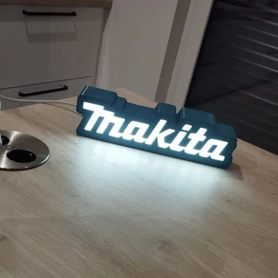 Bảng Đèn LED Makita Decor Trang Trí Cho Góc Làm Việc