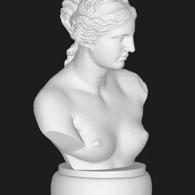 Mô hình in 3D tượng bán thân Venus de Milo - Trang trí cổ điển