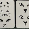 5x Mặt Mèo - Khuôn Stencil Template để vẽ và sơn - Thumbnail 1