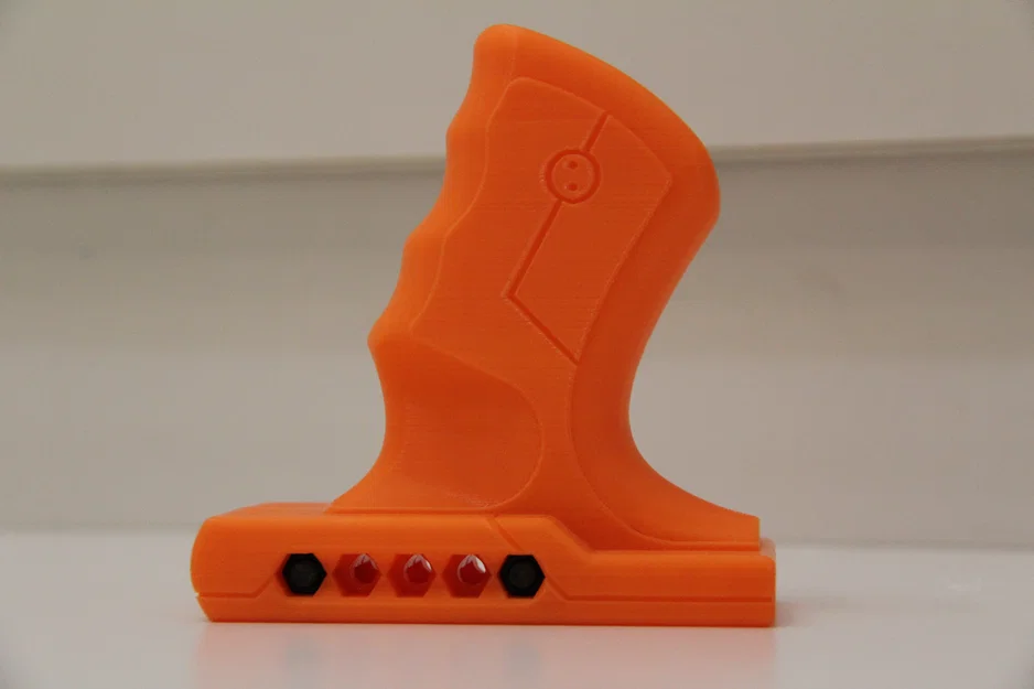 Tay cầm Nerf Raider/Rampage gắn rail Picatinny & Dart Zone - Image 3